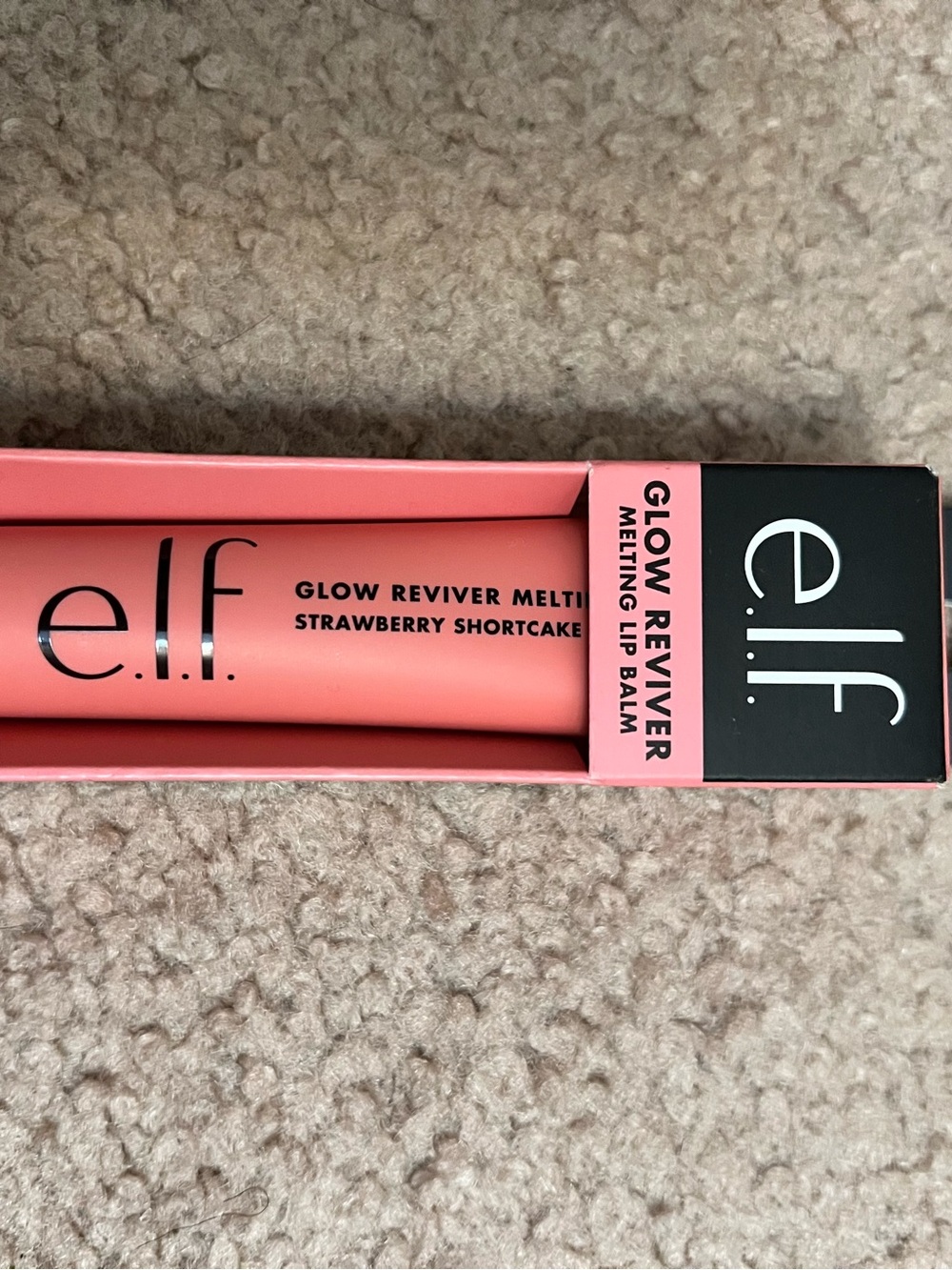 e.l.f. Glow Reviver Melting Lip Balm in Strawberry Shortcake Pink